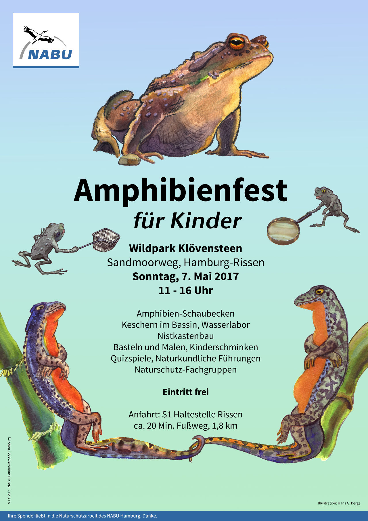 Plakat Amphibienfest 2017